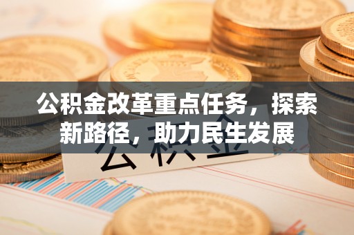 清城公积金改革重点任务，探索新路径，助力民生发展