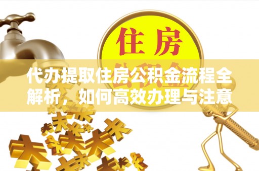 清城代办提取住房公积金流程全解析，如何高效办理与注意事项
