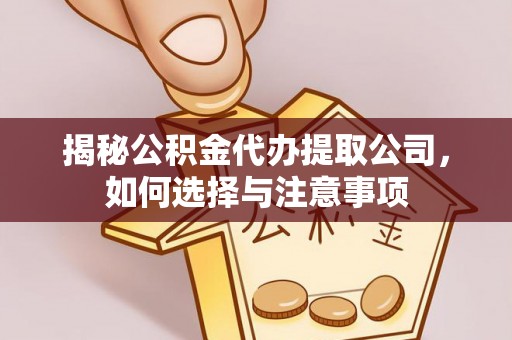 清城揭秘公积金代办提取公司，如何选择与注意事项